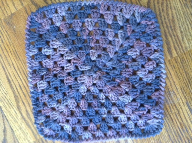 Wash Cloth - Dish Cloth - Handmade - chocolate browns