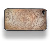 Vintage Flower (flat image) - Apple iPhone 4 or 4S Custom Case by ZERO GRAVITY