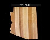 9" inch Arizona State Shaped Cutting Board, Cheeseboard