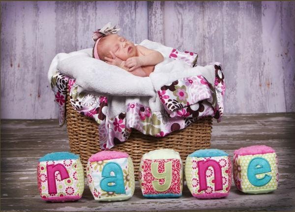 Personalized Name Soft Baby Blocks