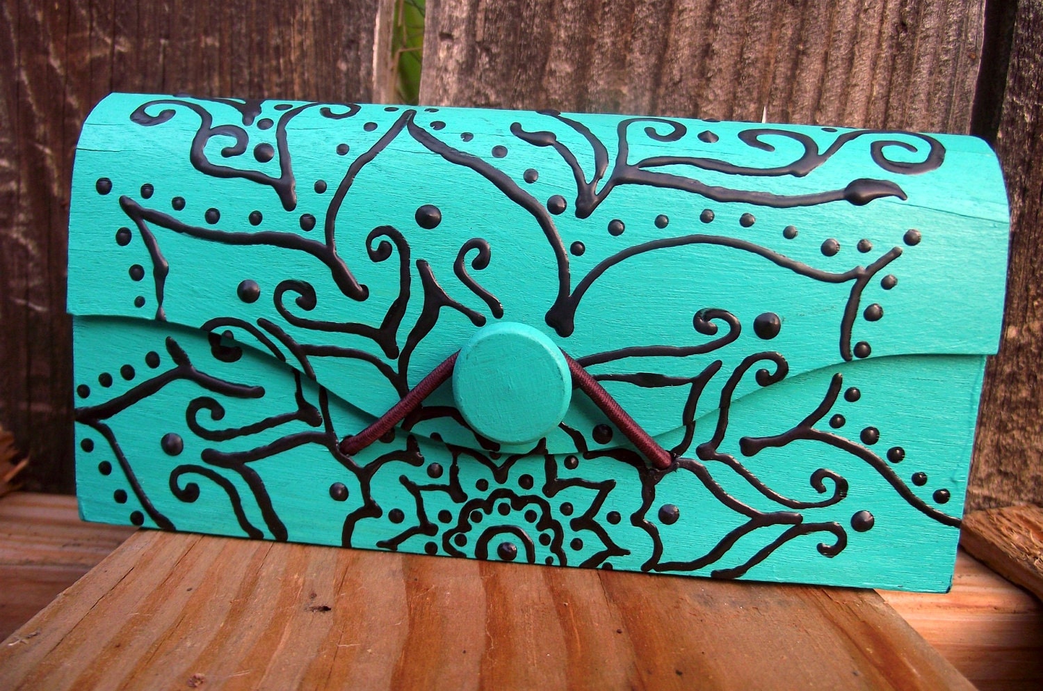 Mandala Wood Box
