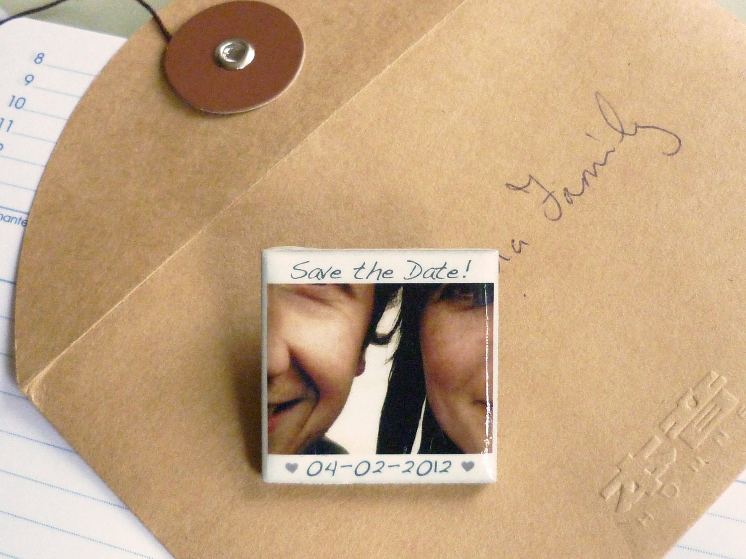 I SAID YES, Save-The-Date, 100 Fridge Magnets