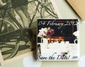MEET ME at the church on time, Save-The-Date, 100 Fridge Magnets