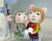 Dressed Mouse/Bunny Class  Needle Felting Class to create BOTH the Bunny and Mouse By Barby Anderson (Kit Available and sold separately)