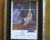 Star Wars Movie Print With Custom Made Welded Metal Frame