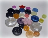 25 Assorted Small and Medium Buttons