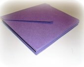 Handmade Purple Envelopes A2