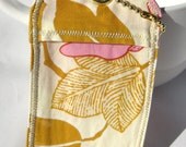 Amy Butler Floral Bag Tag / Badge Holder