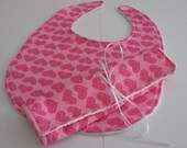 Hearts Bib and Towel set