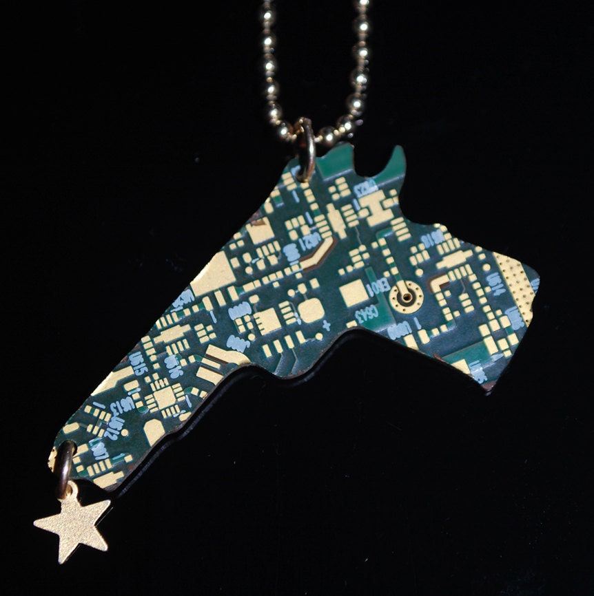 Recycled Gun from computers chips