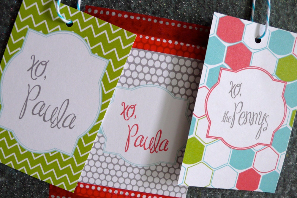 Printable Gift Tags - Personalized Just For You