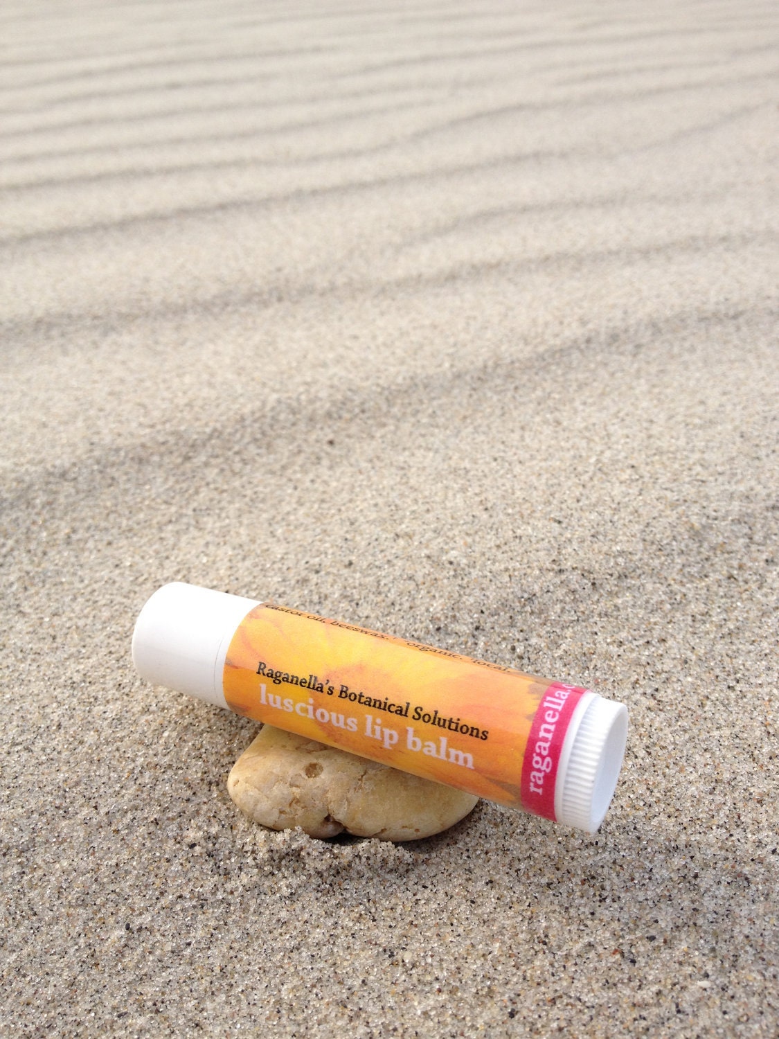 luscious lip balm - organic, unscented, plain