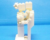 Custom LEGO Kissing Bride and Groom Wedding Cake Topper
