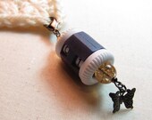 Clip On Stitch Counter - Bity Butterfly Champagne Glass Beads