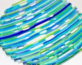 Blue & Green "West Coast" Glass Bowl