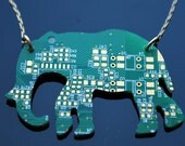Elephant from computers chips