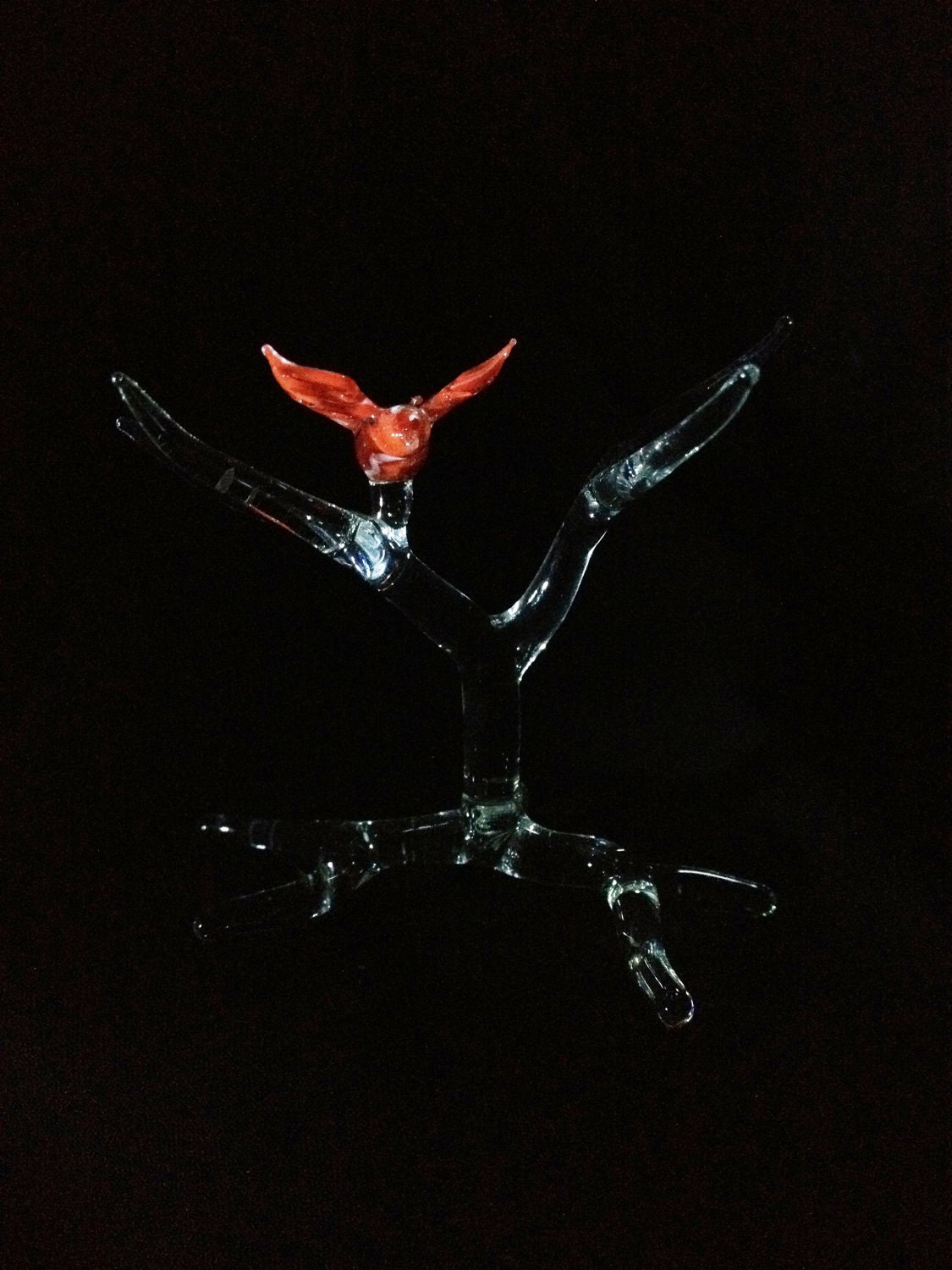 Red Bird in a Small Tree