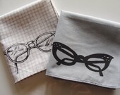 Handkerchiefs, 2 Silk-Screened Sneezy Sheets