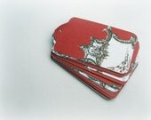 20 Textured Tags 2.5 inches