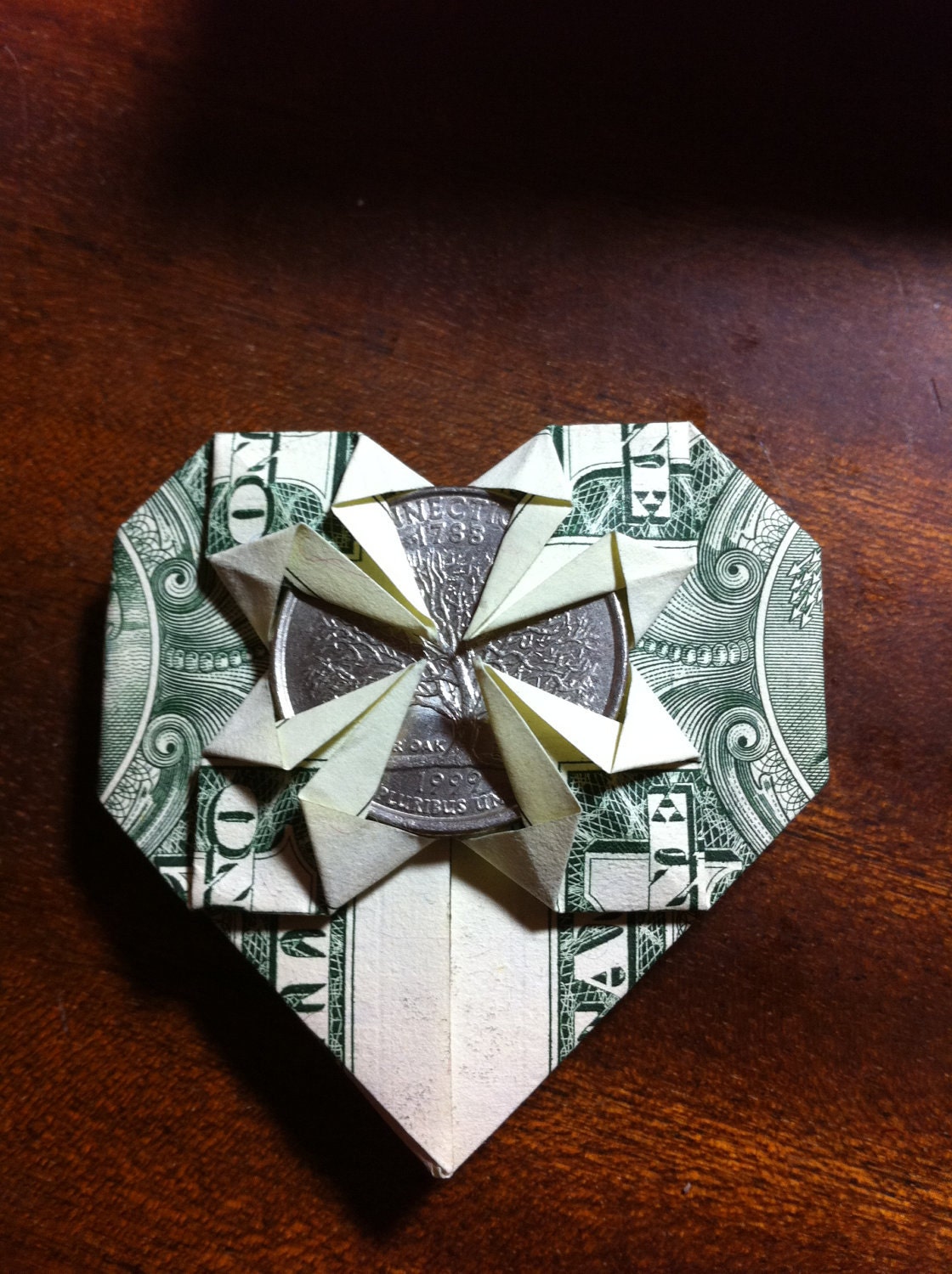 Dollar Bill Heart