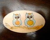 Owl Duet Brooch
