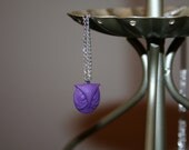 Purple Owl Necklace