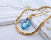 Free shipping - Double layers Gold Necklace