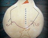 Snowman Candle Mat