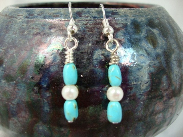 Turquoise Tidepool Earrings