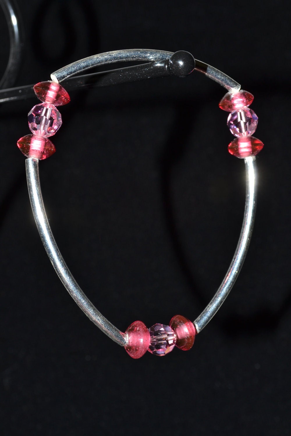 0141 Crystal and Metal Bracelet