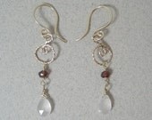 Twisted spiral drop earrings 5