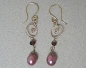Twisted spiral drop earrings 6