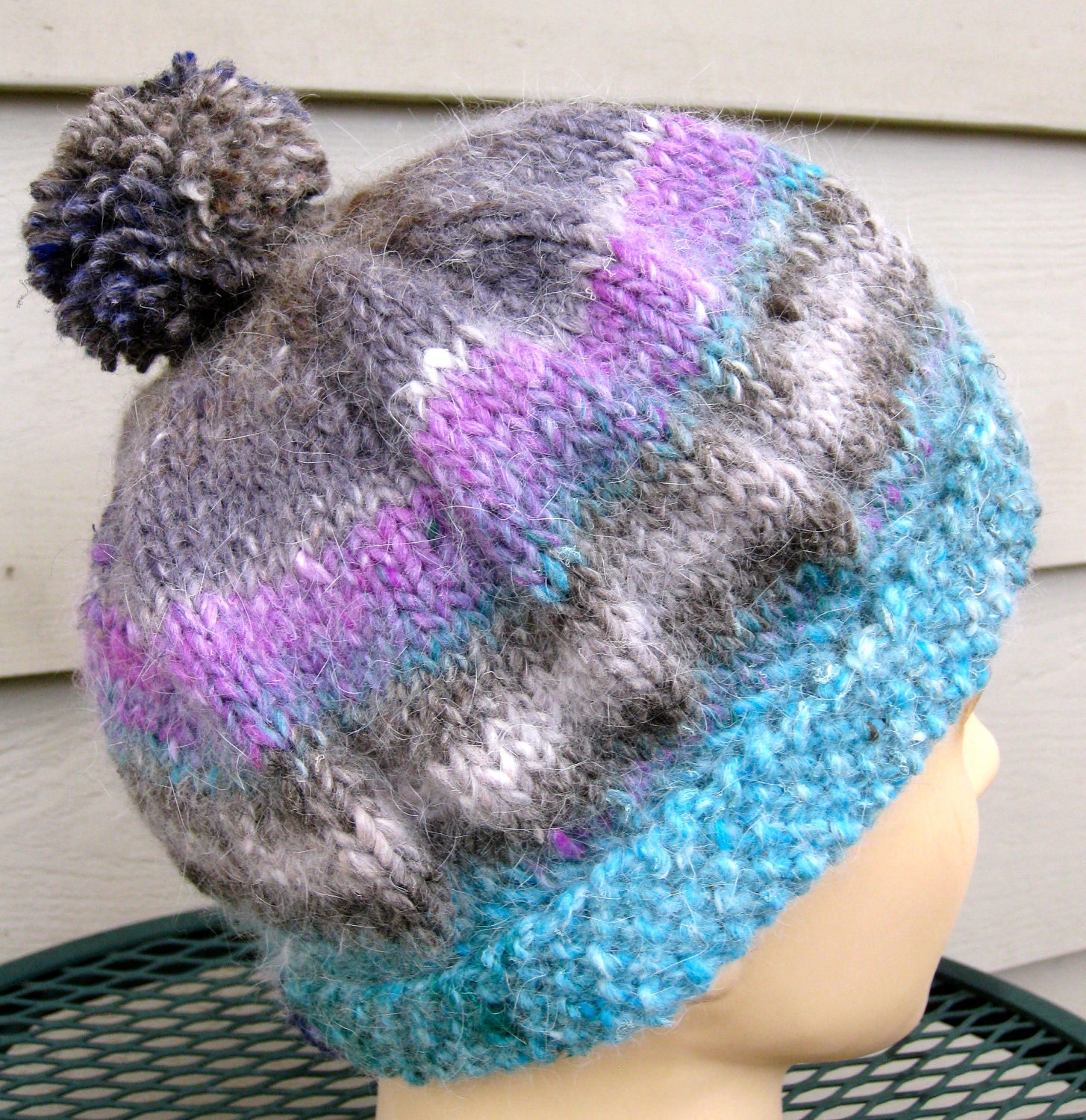 Headband Pom Pom Hat