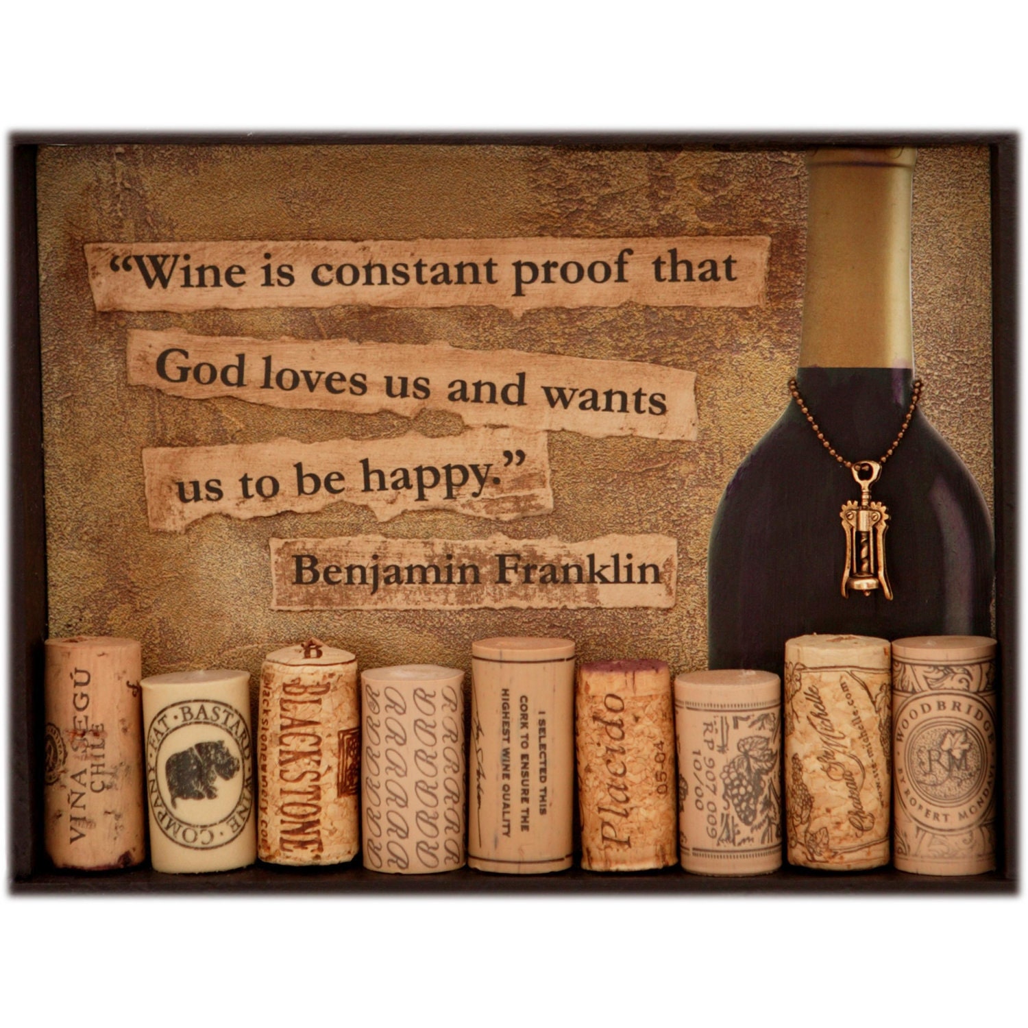 WINE IS A GIFT Print