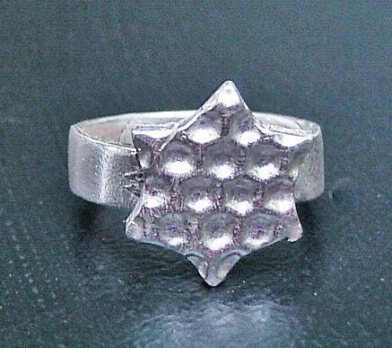 Fine Silver Star Ring