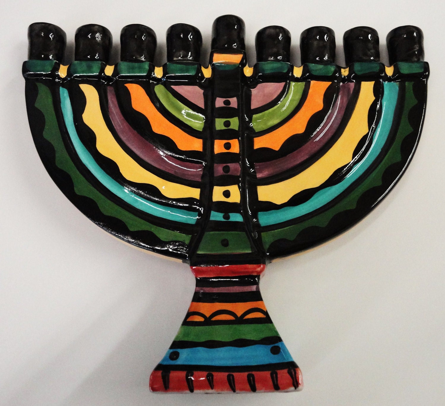 Festive Menorah for Hanukkah