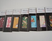 Chiyogami / washi magnetic bookmarks rainbow THREE