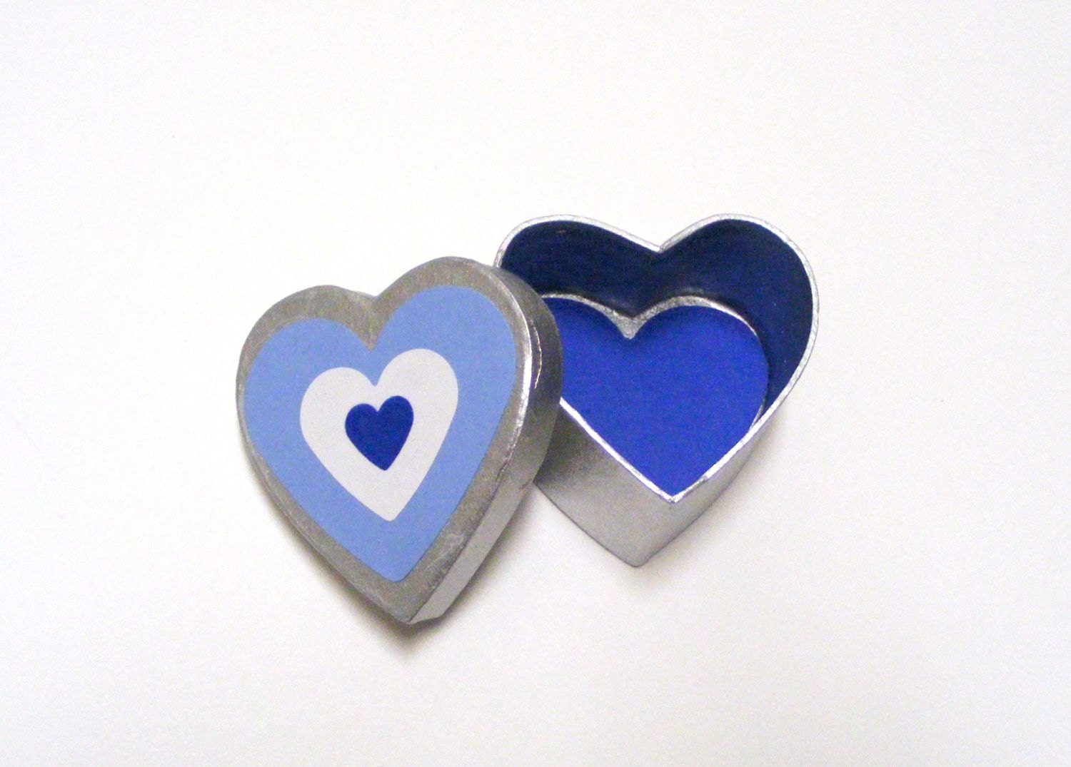 Blue Heart Stitchmarker Organizer