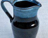 Serving Pitcher/Wheel Thrown Stoneware Pottery