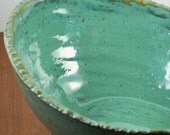 Oval Serving Bowl Hand Built Pottery Reduced
