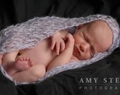 Purple Delicate lace wrap photographers/mommy prop