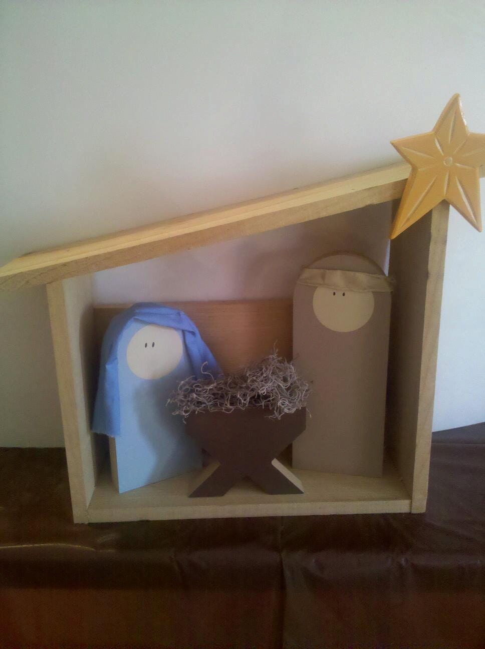 Wood nativity