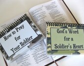 How to Pray for Your Soldier/God's Word for a Soldier's Heart - Combo Set, Spiral-Bound, Laminated Prayer Cards/Bible Verse Cards