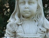 ATC ACEO Art Photo Print Of Gracie Watson in Bonaventure Cemetery in Savannah GA