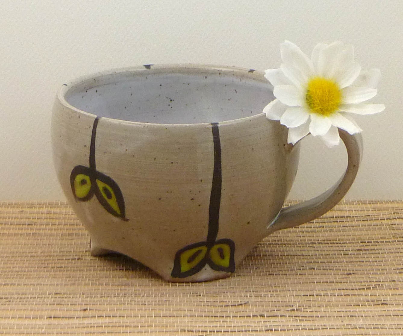 Falling leaf teacup