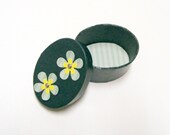 Green Flowers Stitchmarker Organizer