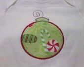 Christmas Ornament applique youth t shirt or onesie