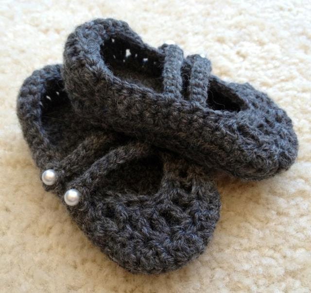 Crochet Mary-Janes NB-9 Months - Any Color