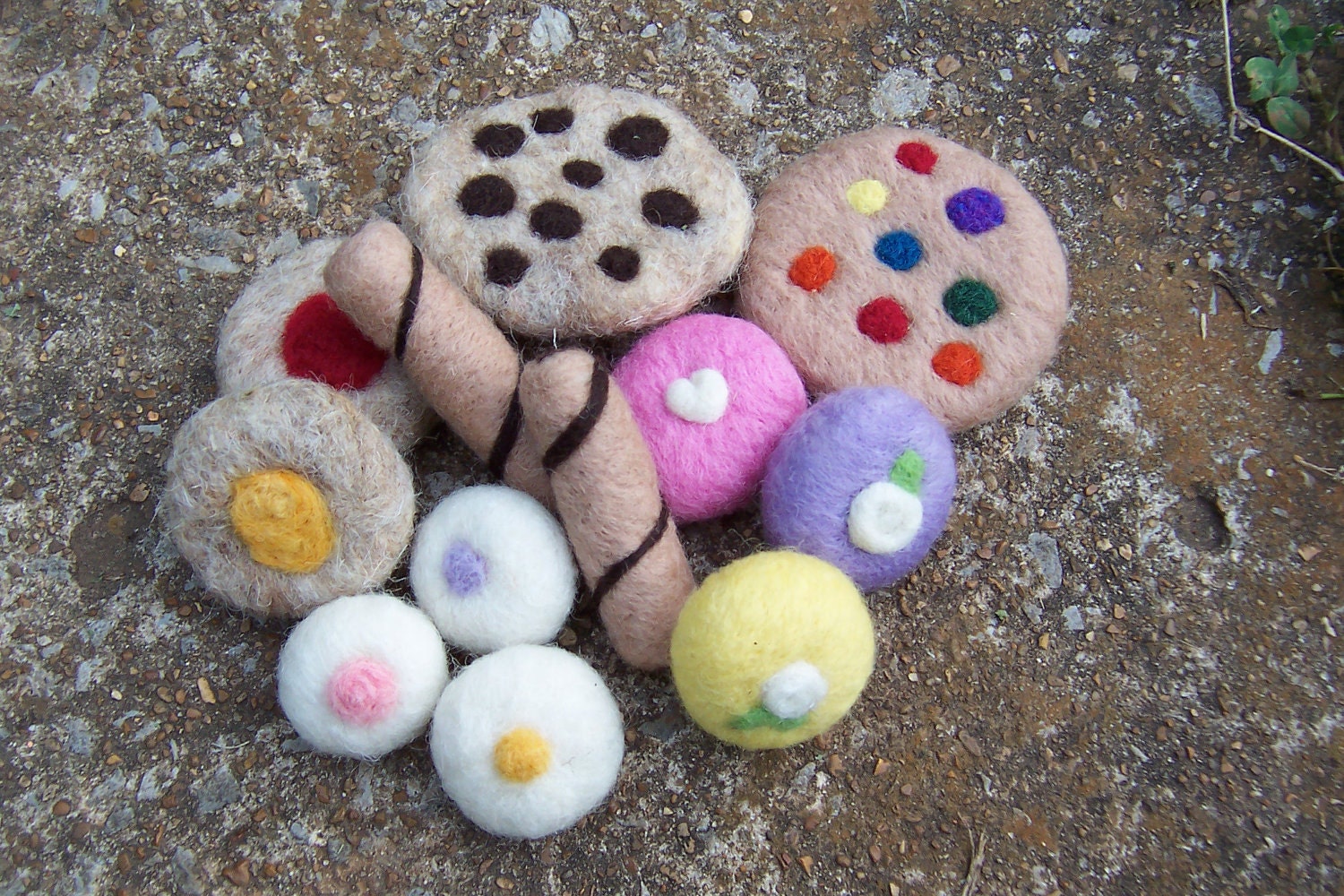 Custom Wool Play Food    Choose 10