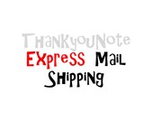Original Thank you Note - shipped Express